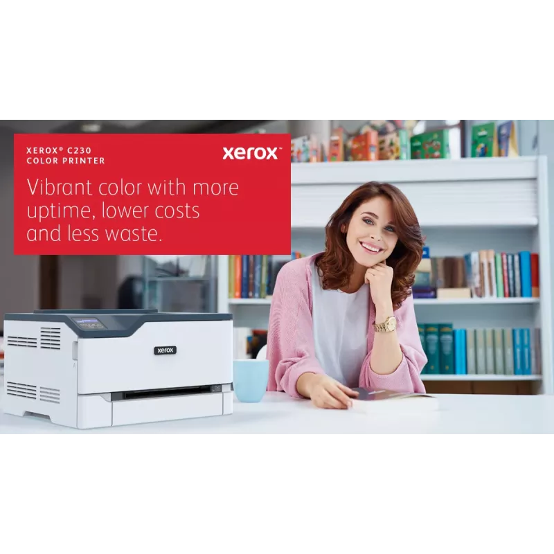 Xerox C230 A4 22ppm Wireless Duplex tlačiareň PS3 PCL5e6 2 papierové zásobníky celkom 251 listov