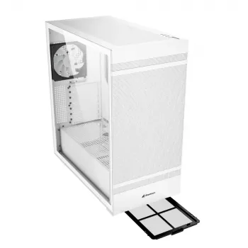 PC skriňa Sharkoon REBEL C50 RGB Full Tower biela