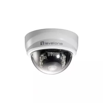 LevelOne pevná dome IP sieťová kamera, 2 megapixely, 802.3af PoE, IR-LED