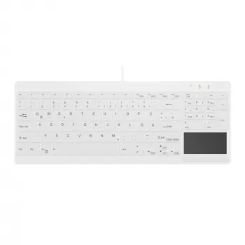 Contour Design Active Key Contour QuickClean medicínska klávesnica IP68 touchpad kompaktná káblová biela DE C7412