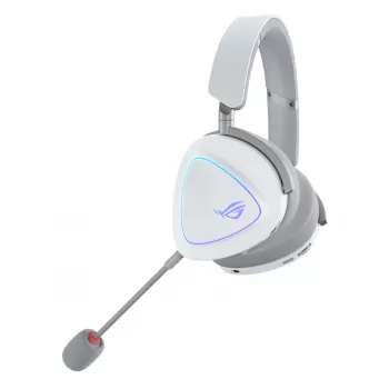 ASUS ROG Delta II Headset Káblový & Bezdrôtový Čelenkový Herný USB Type-C Bluetooth Biela