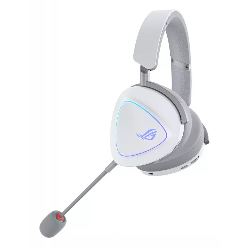 ASUS ROG Delta II Headset Káblový & Bezdrôtový Čelenkový Herný USB Type-C Bluetooth Biela