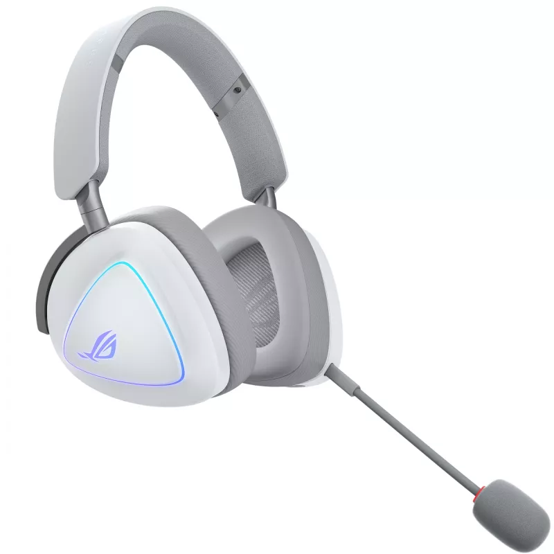 ASUS ROG Delta II Headset Káblový & Bezdrôtový Čelenkový Herný USB Type-C Bluetooth Biela