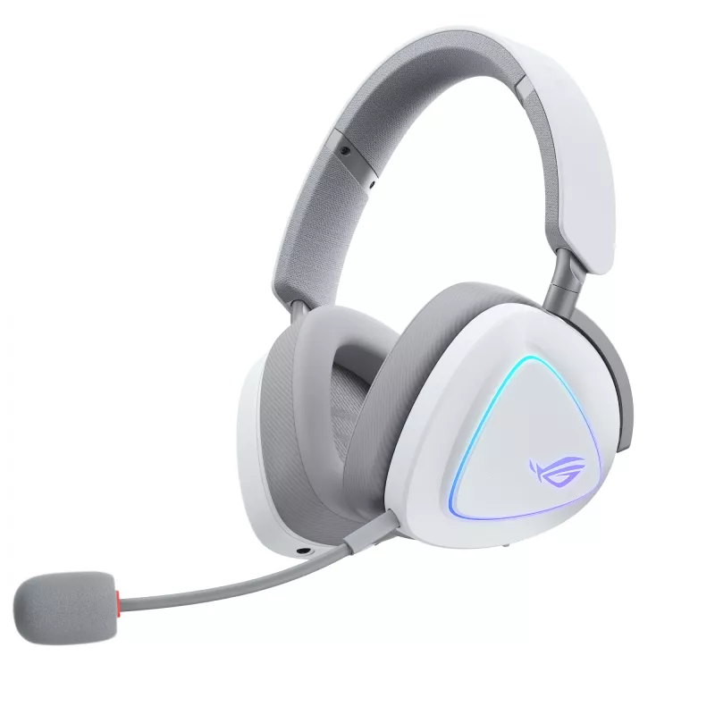 ASUS ROG Delta II Headset Káblový & Bezdrôtový Čelenkový Herný USB Type-C Bluetooth Biela