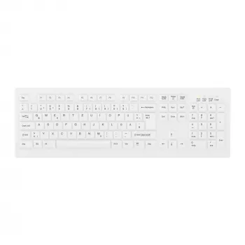 Contour Design Active Key Contour ClassicClean Medical Keyboard Odnímateľný kryt Full-Size Bezdrôtová Biela DE C8100