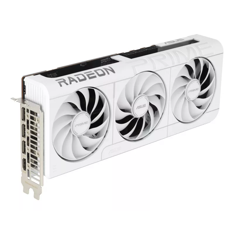 ASUS Prime -RX9070XT-O16G-WHITE AMD Radeon RX 9070 XT 16 GB GDDR6