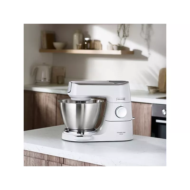Kenwood KVC65.001WH Kuchynský robot 1200 W 5 l Nerez, Biely Integrovaná váha