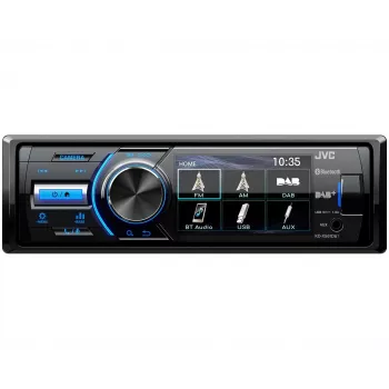 JVC KD-X561DBT autorádio čierna, modrá 180 W Bluetooth