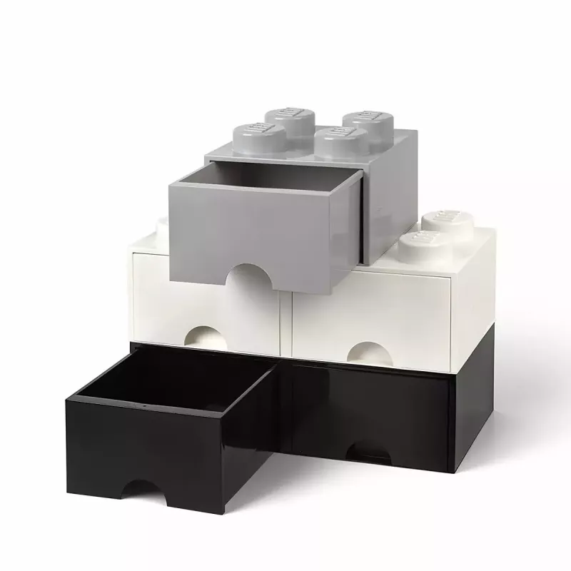 Zásuvka LEGO Brick 8, room copenhagen RC40061735, biela