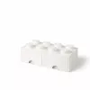 Zásuvka LEGO Brick 8, room copenhagen RC40061735, biela