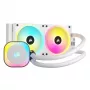 CORSAIR chladič CPU – iCUE Link H100i RGB AiO kvapalinový chladič – biely