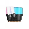 CORSAIR chladič CPU – iCUE Link H100i RGB AiO kvapalinový chladič – biely
