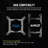 CORSAIR chladič CPU – iCUE Link H100i RGB AiO kvapalinový chladič – biely