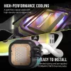 CORSAIR chladič CPU – iCUE Link H100i RGB AiO kvapalinový chladič – biely