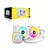 CORSAIR chladič CPU – iCUE Link H100i RGB AiO kvapalinový chladič – biely