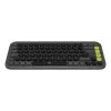 LOGITECH bezdrôtová klávesnica - Pop Icon Keys - grafitová a zelená Qwertz nemecká
