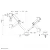 Neomounts DS70S-950BL2 držiak monitora 17-35