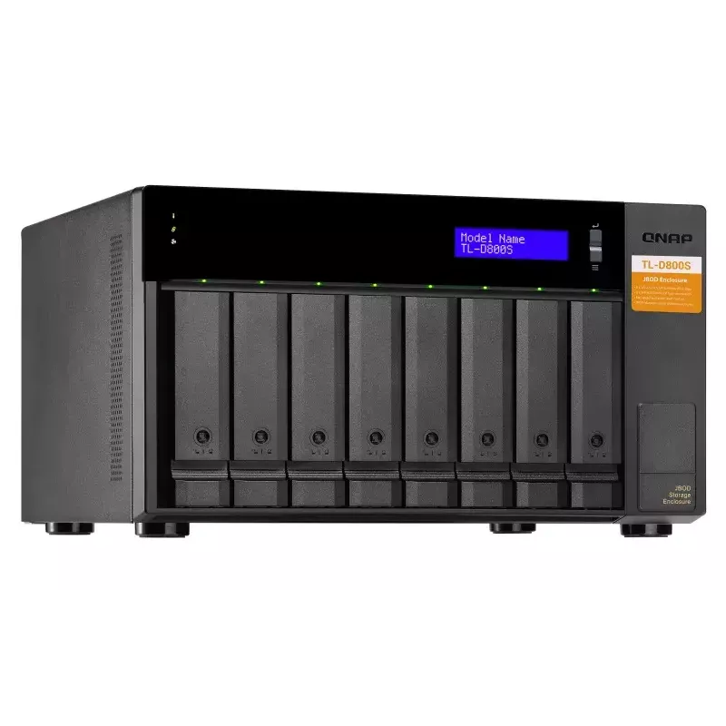 QNAP TL-D800S - diskové pole - 8 pozícií (SATA-600) - SATA 6Gb/s (externé) (TL-D800S)