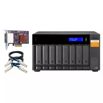 QNAP TL-D800S - diskové pole - 8 pozícií (SATA-600) - SATA 6Gb/s (externé) (TL-D800S)