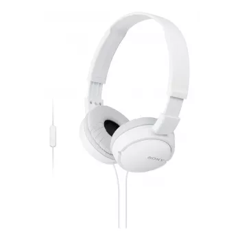 Sony MDR-ZX110AP headset káblový cez hlavu hovory/hudba biela