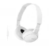 Sony MDR-ZX110AP headset káblový cez hlavu hovory/hudba biela