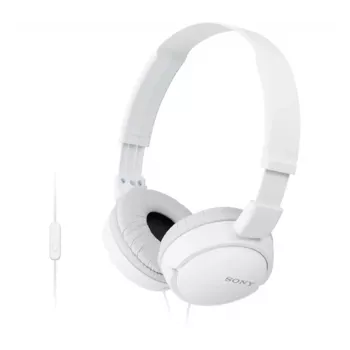 Sony MDR-ZX110AP headset káblový cez hlavu hovory/hudba biela