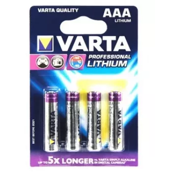 VARTA jednorazová batéria Ultra Lithium AAA 1,5 V 4 kusy