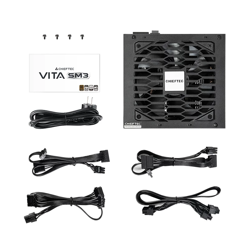 Chieftec Vita BPX-750-C PC napájací zdroj 750 W 20+4-Pin-ATX ATX čierny