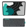 LOGITECH Flip Folio Graphite – iPad Pro 13 palcov (M4) iPad Air 13 palcov (M2 & M3) – Qwertz nemecká
