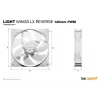 be quiet! Light Wings LX 120 mm PWM Reverse biely skriňový ventilátor 12 cm 1 kus