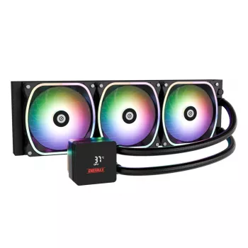 All-in-One kvapalinové chladenie ENERMAX Aquafusion II 360 mm, 120 mm ventilátor, 380 W TDP, čierny