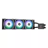 All-in-One kvapalinové chladenie ENERMAX Aquafusion II 360 mm, 120 mm ventilátor, 380 W TDP, čierny