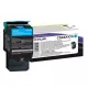 Toner Lexmark C544X1CG vratného programu, mimoriadne vysoká výťažnosť, 4000 strán, azúrový