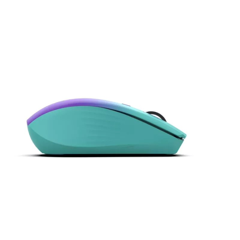 INCA bezdrôtová myš Iwm-511rm – RF Wireless + Bluetooth + USB Type-C – 1600 dpi – 6 tlačidiel – zelená fialová