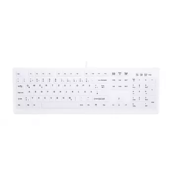 Contour Design Active Key Contour ClassicClean medicínska klávesnica s odnímateľným krytom, plný formát, káblová, biela, DE C8100