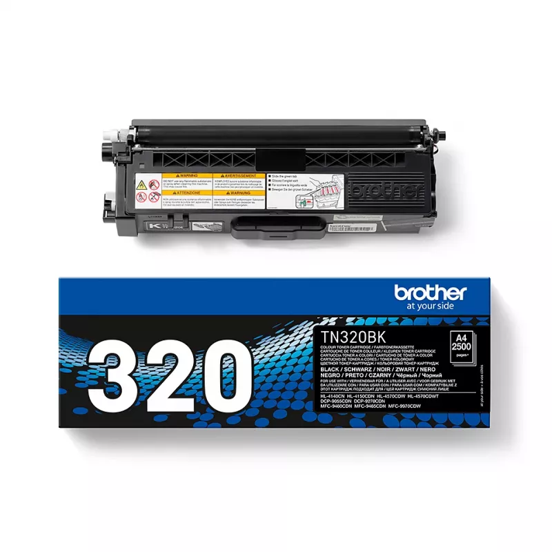 Brother TN-320BK tonerová kartuša 1 kus originálna čierna