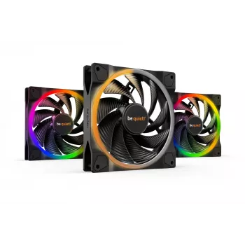 be quiet Light Wings 140mm ARGB PWM ventilátor s vysokými otáčkami čierny 3 ks balenie