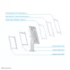 Neomounts DS15-640WH1 stojan na tablet na stôl 9,7-11 palcov - uzamykateľný