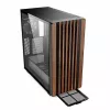 PC skriňa Sharkoon REBEL C70G RGB Full Tower čierna, drevo