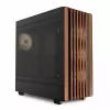 PC skriňa Sharkoon REBEL C70M RGB Full Tower čierna, drevo