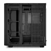 PC skriňa Sharkoon REBEL C70M RGB Full Tower čierna, drevo