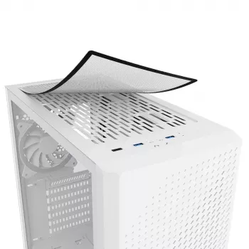 PC skriňa Sharkoon VS9 RGB Midi Tower biela