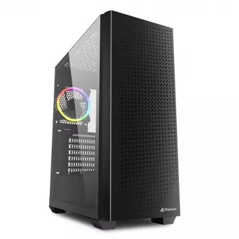 PC skriňa Sharkoon VS9 RGB Midi Tower čierna