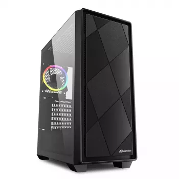 PC skriňa Sharkoon VS8 RGB Midi Tower čierna