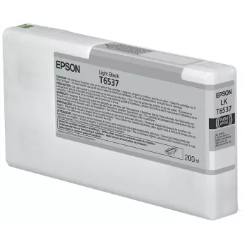 Epson T6537 svetločierna atramentová kazeta (200ml), svetločierna, pigmentový atrament, 200 ml, 1 ks
