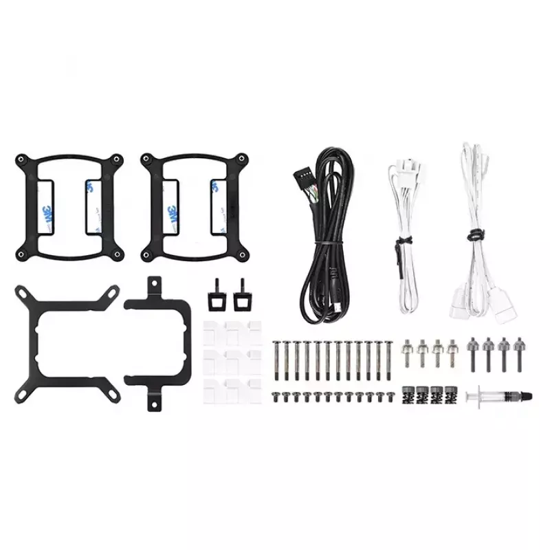 Thermaltake TH420 V2 Ultra ARGB Sync Snow Edition (CL-W407-PL14SW-A) kvapalinové chladenie procesora All-in-One, 420 mm, 3x 140 mm, 3,02 mmH2O, biele