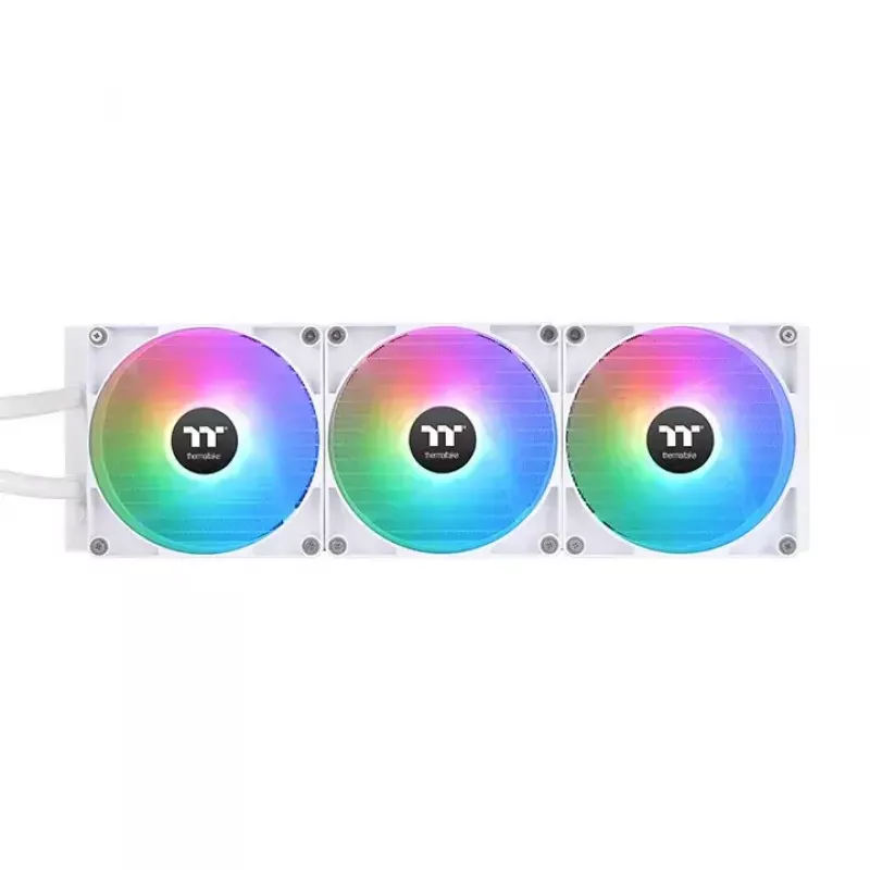 Thermaltake TH420 V2 Ultra ARGB Sync Snow Edition (CL-W407-PL14SW-A) kvapalinové chladenie procesora All-in-One, 420 mm, 3x 140 mm, 3,02 mmH2O, biele