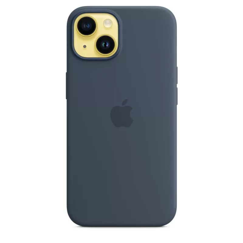 APPLE iPhone 14 - silikónové puzdro s MagSafe - Storm Blue
