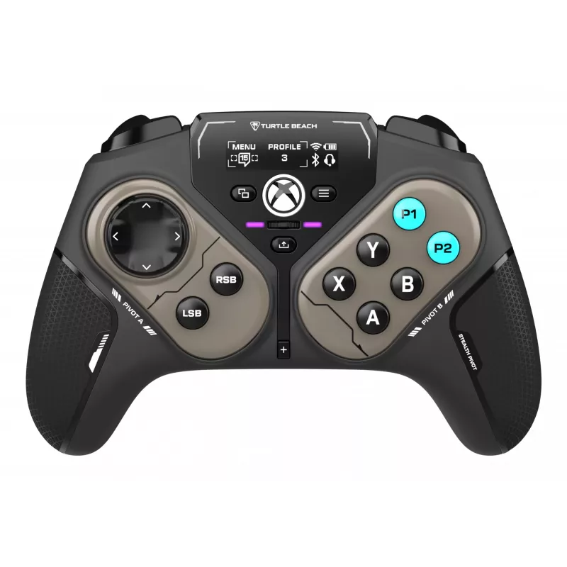 Turtle Beach Stealth Pivot bezdrôtový smart gamepad s rotujúcimi modulmi, displejovým dashboardom, Hall-effect páčkami, preprogramovateľnými tlačidlami pre Windows PC, Xbox Series X|S a Xbox One