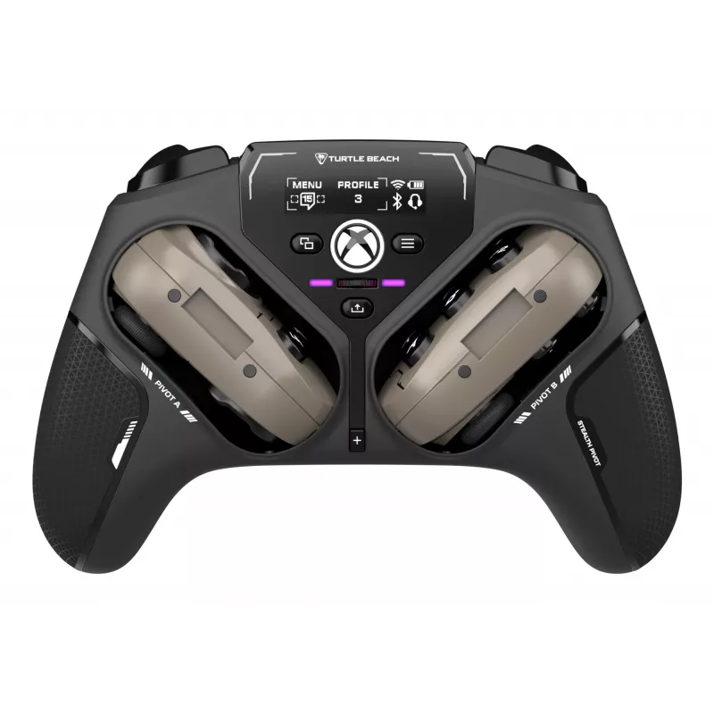 Turtle Beach Stealth Pivot bezdrôtový smart gamepad s rotujúcimi modulmi, displejovým dashboardom, Hall-effect páčkami, preprogramovateľnými tlačidlami pre Windows PC, Xbox Series X|S a Xbox One